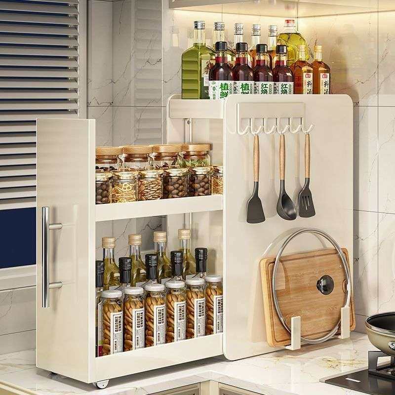 新款升级抽拉式调料品置物架厨房多功能调味料台面收纳柜夹缝柜,鲜花速递/花卉仿真/绿植园艺,割草机/草坪机,淘宝优惠券,粉丝福利购,淘宝优惠卷