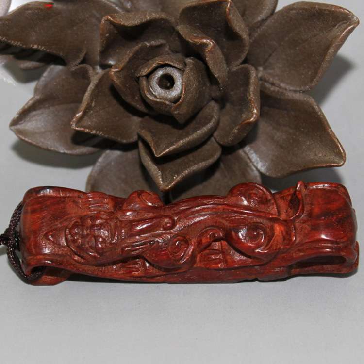 印度小叶紫檀如意手把件  小叶紫檀摆件 工艺摆件