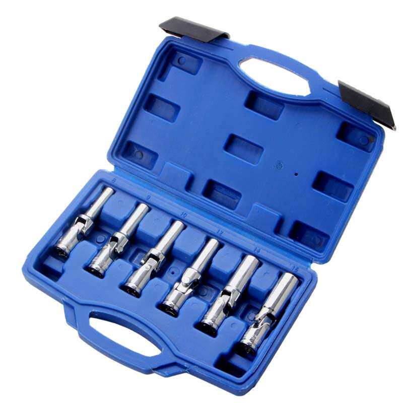 万向火花塞套筒组套6件套组合工具套装火星套筒 中飞3/8跨境新品