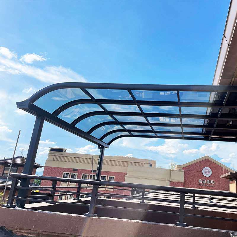 铝合金雨棚遮阳棚别墅阳台农村院子透明耐力板户外庭院露台阳光房