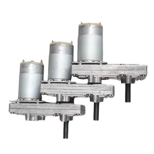 7字型555马达金属齿轮直流减速电机12V24V往复机构偏心轮八孔退币