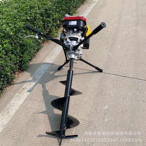 小型挖坑机 汽油植树钻眼打孔机 生产小型汽油钻坑机