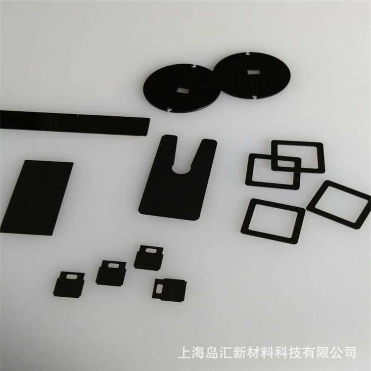 1mm黑色PC片1.5mmPC耐力板分切雕刻成型黑色不透明耐力板阻燃PC板