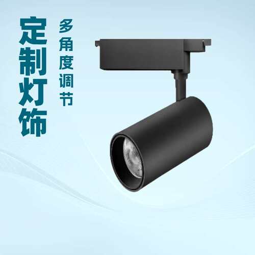 轨道灯射灯led商服装店导轨灯10w20w30w35w35w展厅明装cob射灯