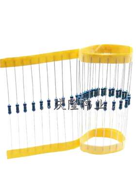 1/4W金属膜电阻1%五色环1K 2K 4.7K 10K 10欧 3.3 5.1 100 0R-10M