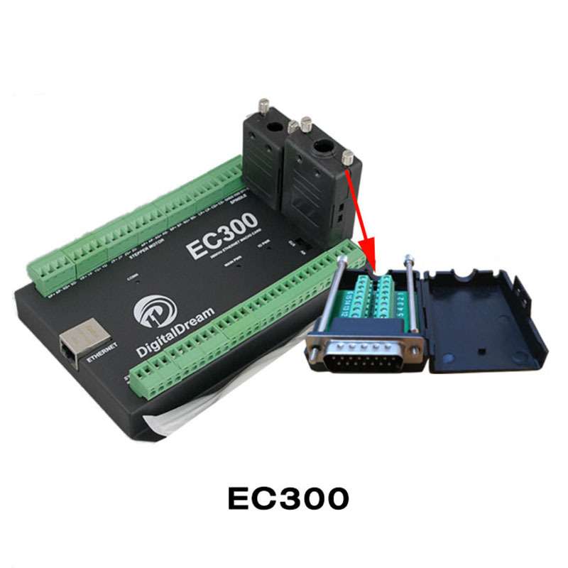 运动控制器3轴 以太网mach3雕刻机控制器数控机床控制EC500