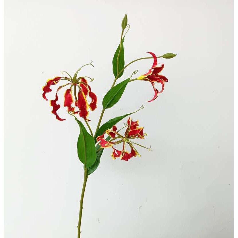 仿真花  火焰 家居装饰 花艺师 一枝 陈设仿真植物办公文化仿真园