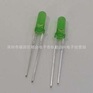 3mm长胶体红发红灯珠高胶体 3*8mm绿发翠绿白发白LED发光二极管
