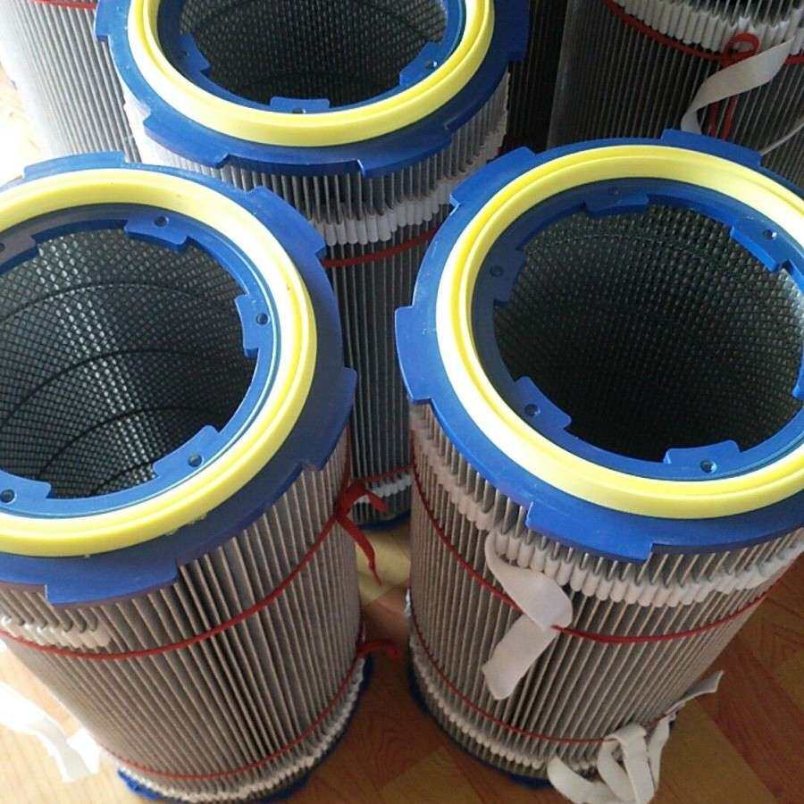防静电六耳除尘滤筒325*660抛丸机用喷塑涂装除尘滤筒除尘滤筒