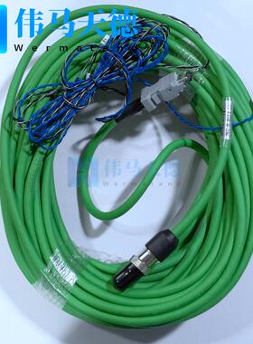 WSX万顺兴原装NC30A禾川驱动编码线 NC30C富士电机绿色编码器线