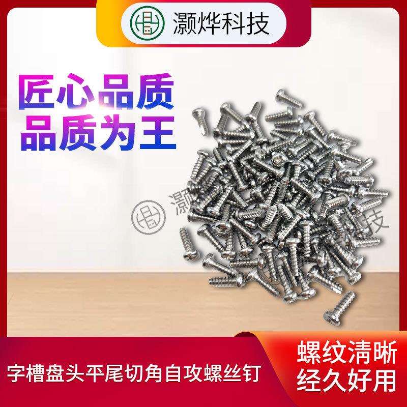 十字槽盘头平尾切角自攻螺丝钉不锈钢螺丝钉厂家供应不锈钢机螺钉