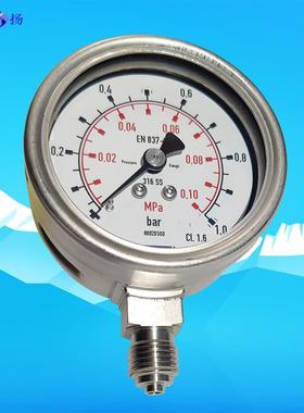 232.50.063 233.50.063全不锈钢耐震压力表 EN837-1原装威卡