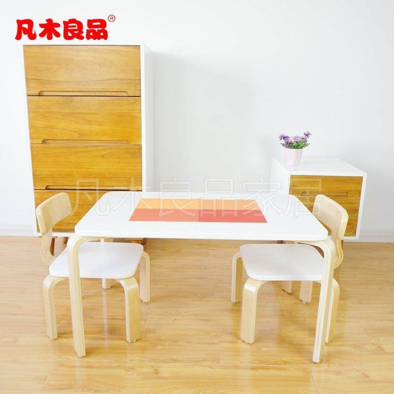 新实木儿童学习桌椅套装幼儿园桌子椅子组合家用书桌宝宝吃饭餐桌