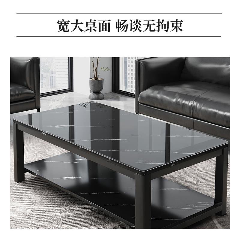 茶几客厅家用小户型简约现代办公室钢化玻璃茶桌2024新款意健之章