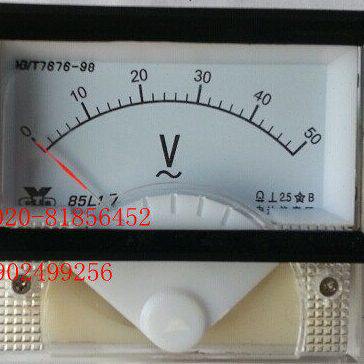 交流电压表85L17-50V 10V 15V 20V 30V 75V 85L17-V GB/T7676-98