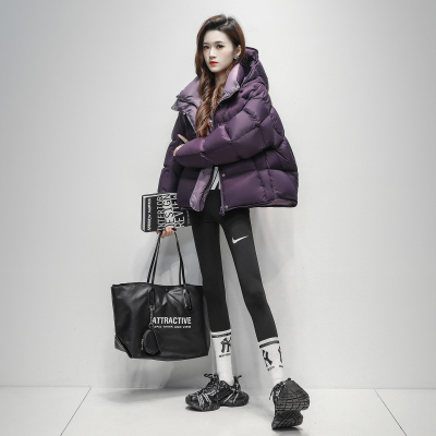 云朵泡芙鹅绒羽绒服女短款