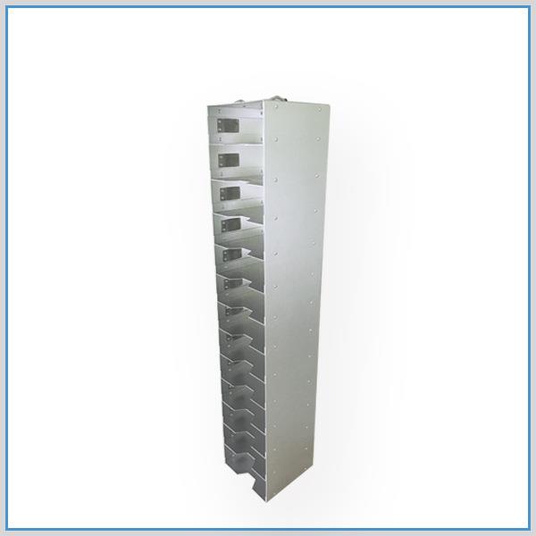 巴罗克96-6208卧式铝合金冻存架适用液氮罐样品保存