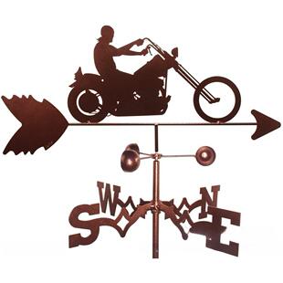 美式屋顶风向标庭院装饰园艺别墅花园摆件金属铁艺工艺品