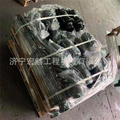 挖掘机链条 加藤HD180 DC140履带总成支重轮 驱动齿 引导轮 托轮