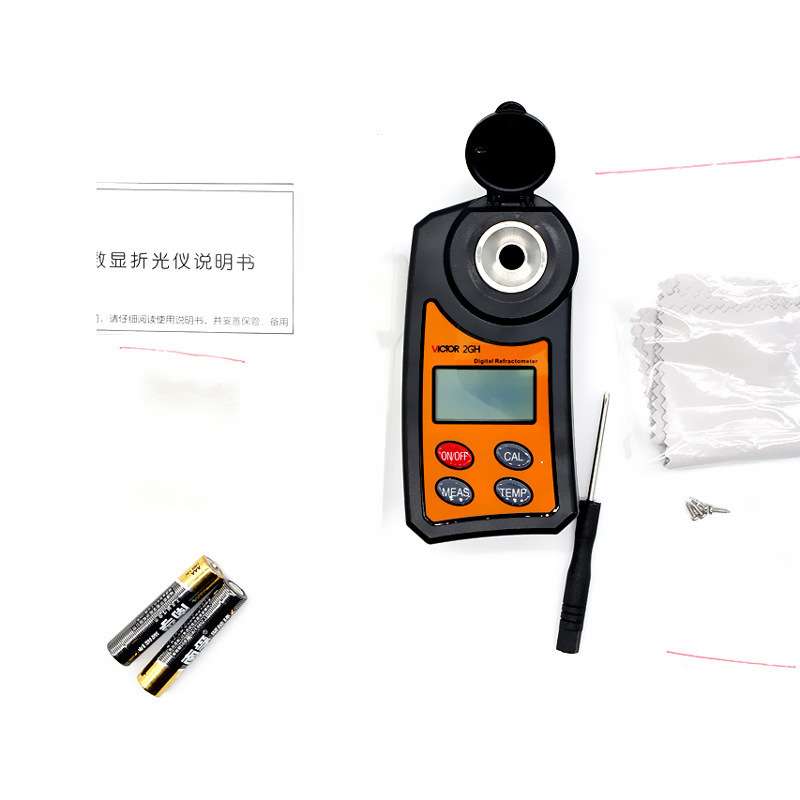 Victor/胜利VC 2GH数显折光仪高精度数显糖度计小巧美观LCD大屏