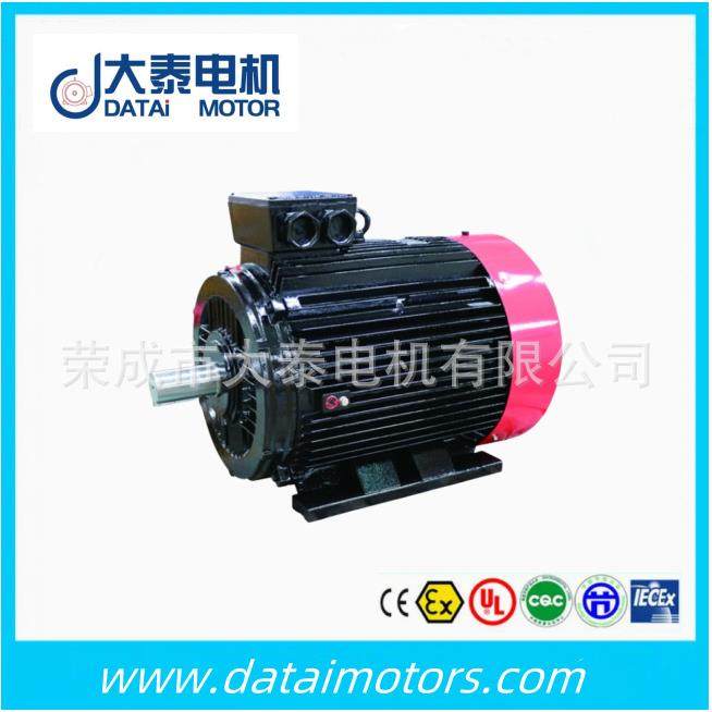 山东荣成大泰电机厂YE3-355M2-6全铜国标200kw卧式压缩机水泵电机
