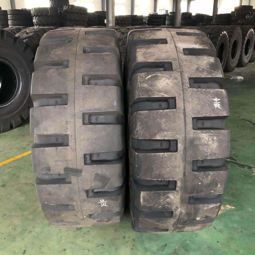 恶劣路况防爆耐扎23.5-25铲车轮胎 L-5半实心 40层级加厚矿山工程