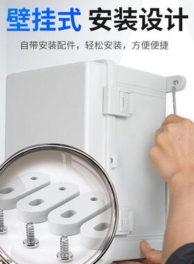 IP67塑料防水盒户外合页搭扣监控电源箱透明盖接线盒防水配电箱