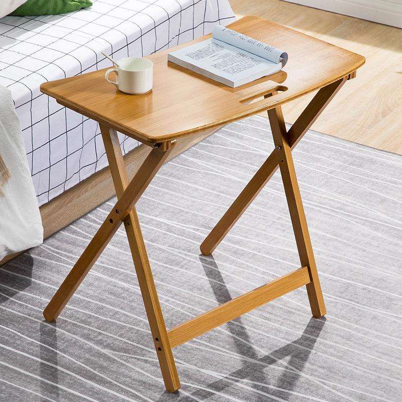永佳竹折叠电脑小书桌子简约家用学生卧室床上笔记本租房宿舍写字
