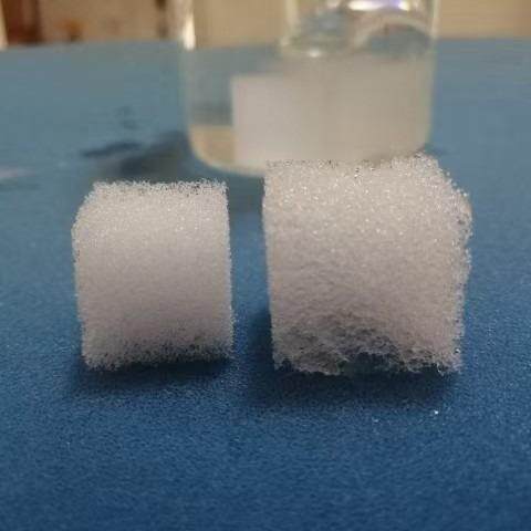 mbbr改性亲水聚安酯海绵生物填料挂膜培菌悬浮污水处理循环水养殖
