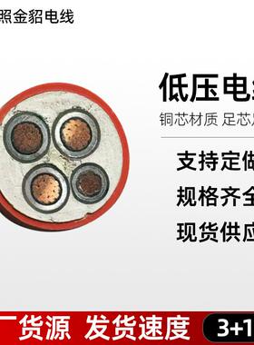 低压电缆BTLY-3*70+1*35柔性矿物防火电缆纯铜国标阻燃电缆线