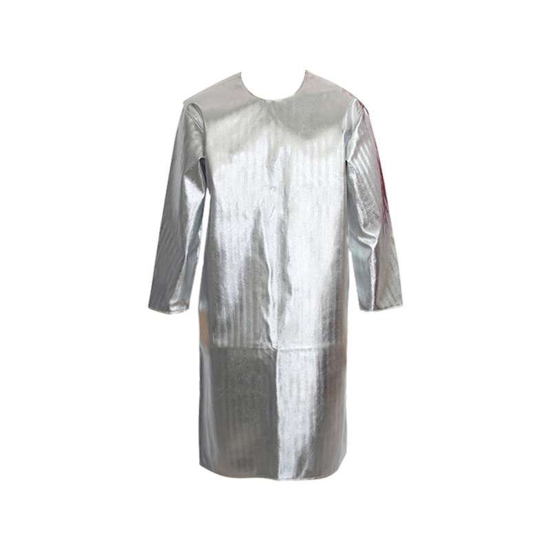 便携式高温作业防护MKF-03隔热反穿衣铝箔大衣500度隔热服