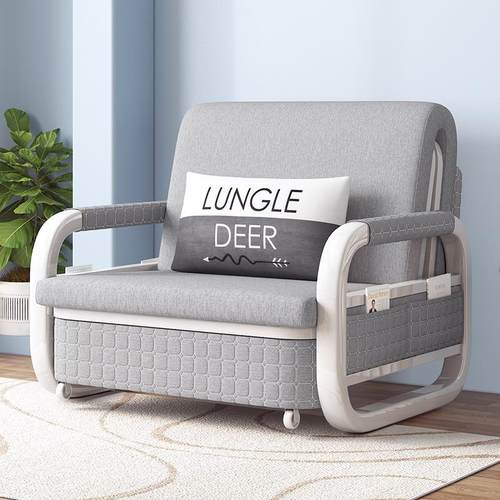 折叠沙发床单人一体两用小户型客厅留宿床出租房多功能沙发床储物