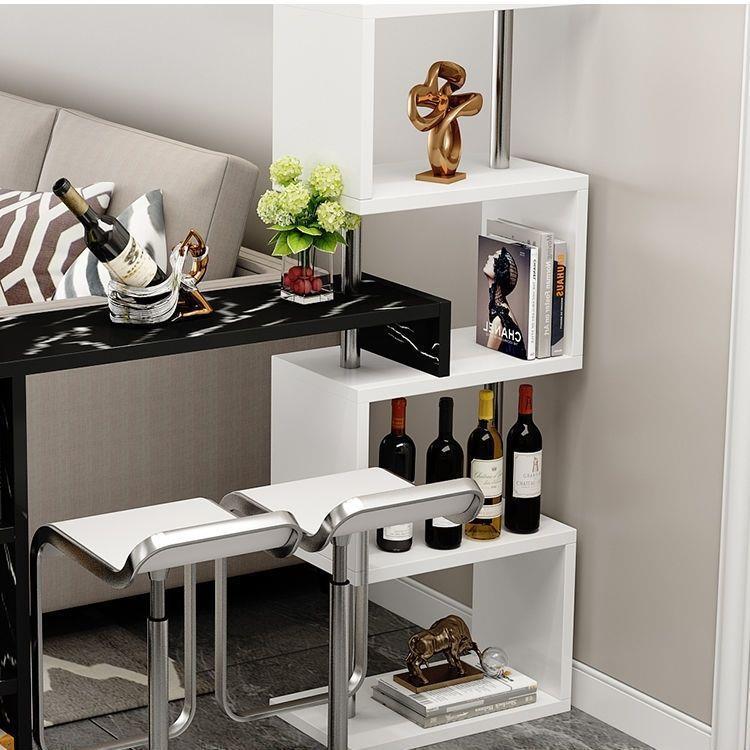 简易家用吧台桌小型吧台桌子靠墙客厅玄关隔断创意酒柜吧台阳台桌