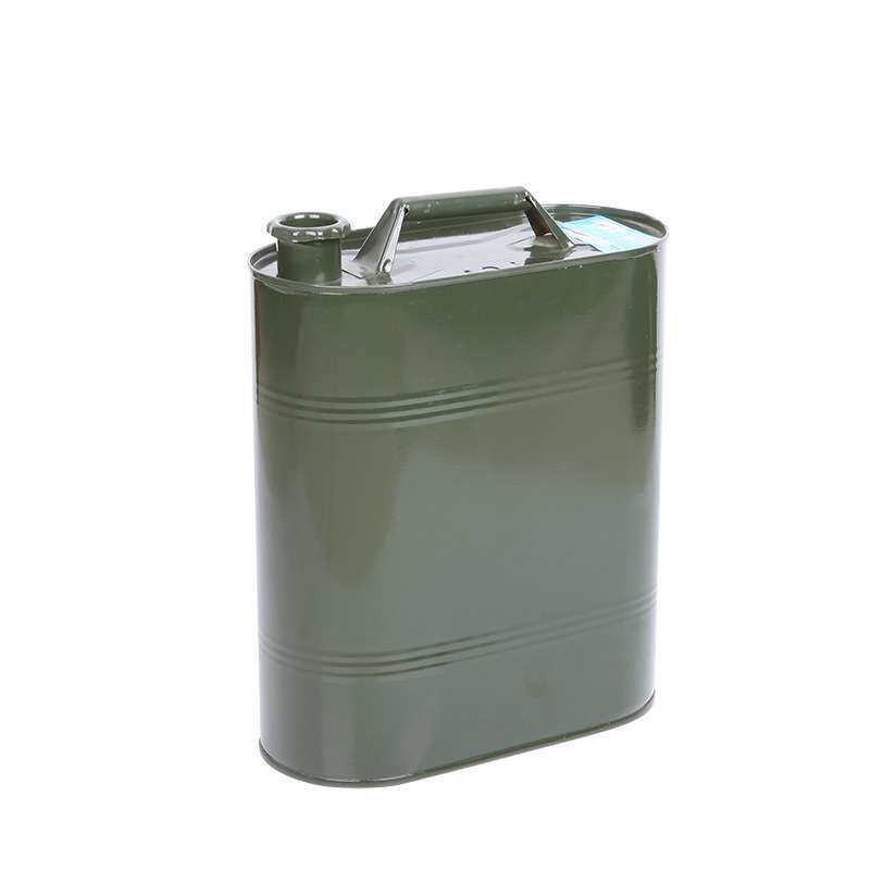 森林防火燃料储备桶24L绿色铁皮备用油桶森林背水桶