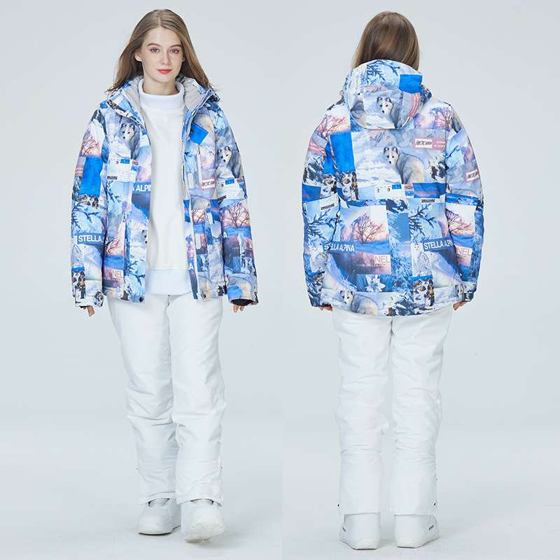 新款滑雪服单板双板男女款冬季户外保暖加厚韩版滑雪衣套装