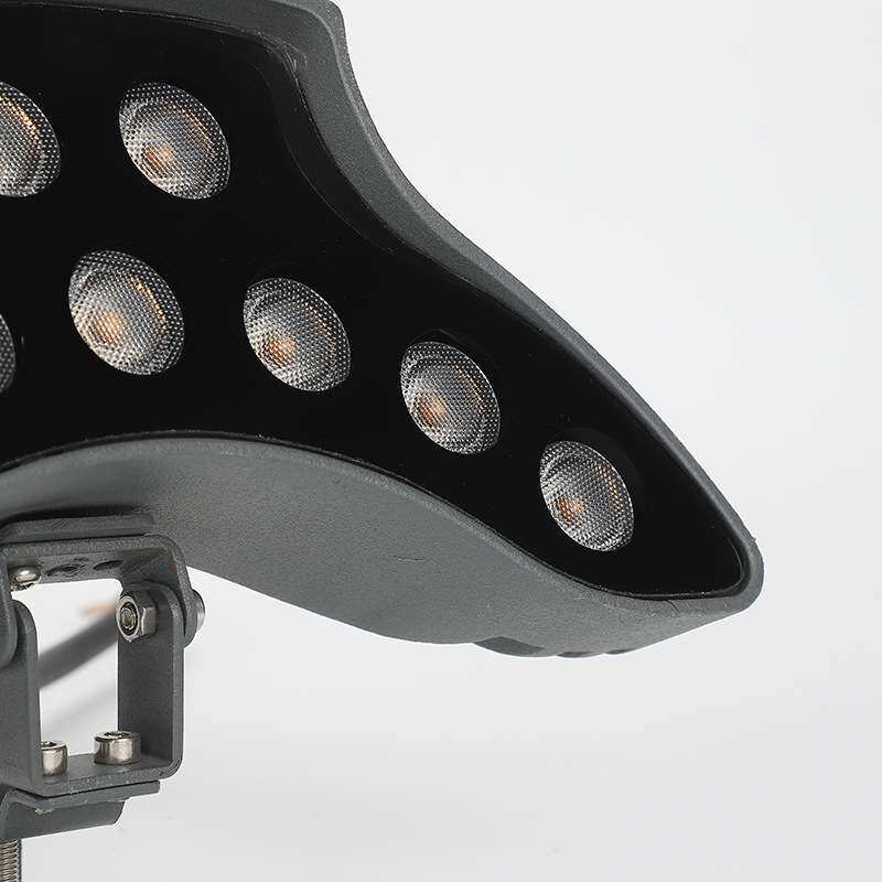 LED瓦楞灯户外古建筑工程瓦片灯凉亭屋顶景观射灯瓦面灯9W