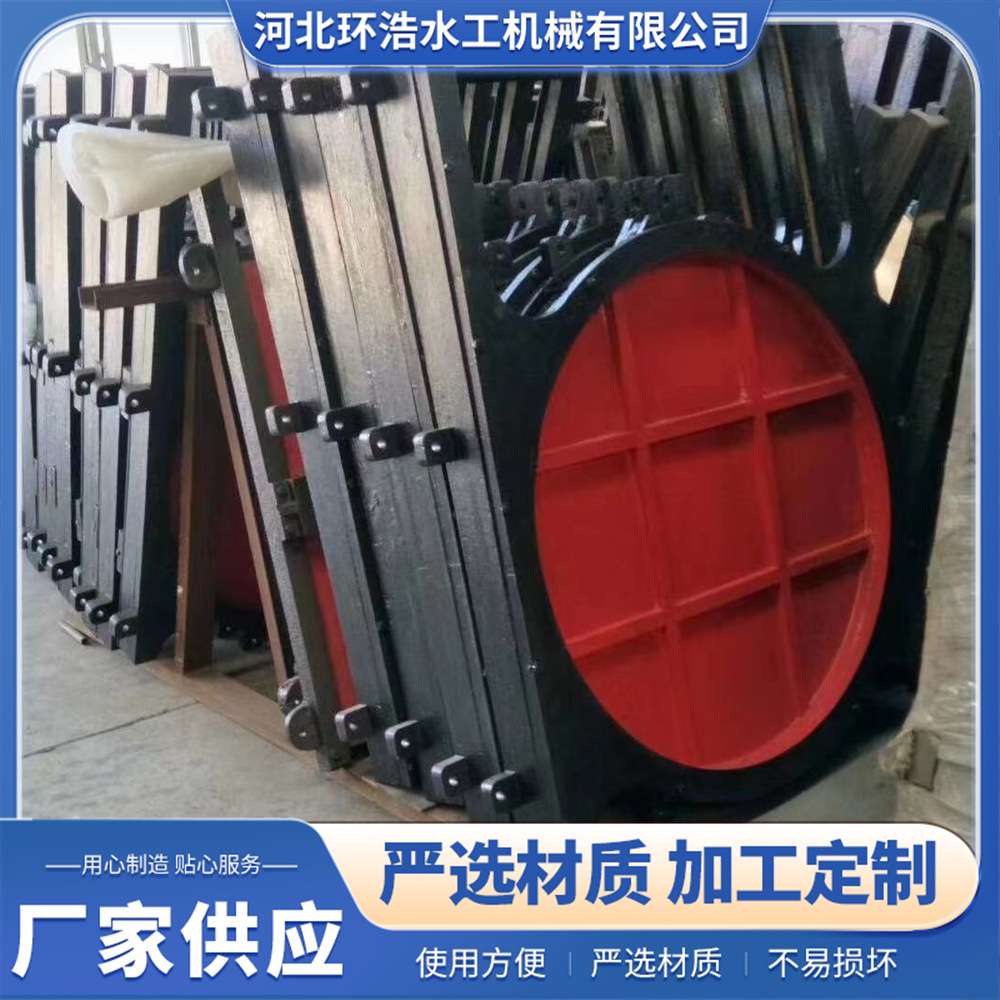 铸铁闸门PZ型铸铁镶铜闸门水库水电站渠道手电两用启闭机闸门电动