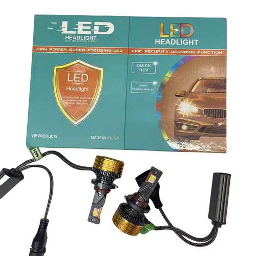 汽车LED大灯高亮100W大功率灯H1H4H7H11外贸款印度灯9005头灯