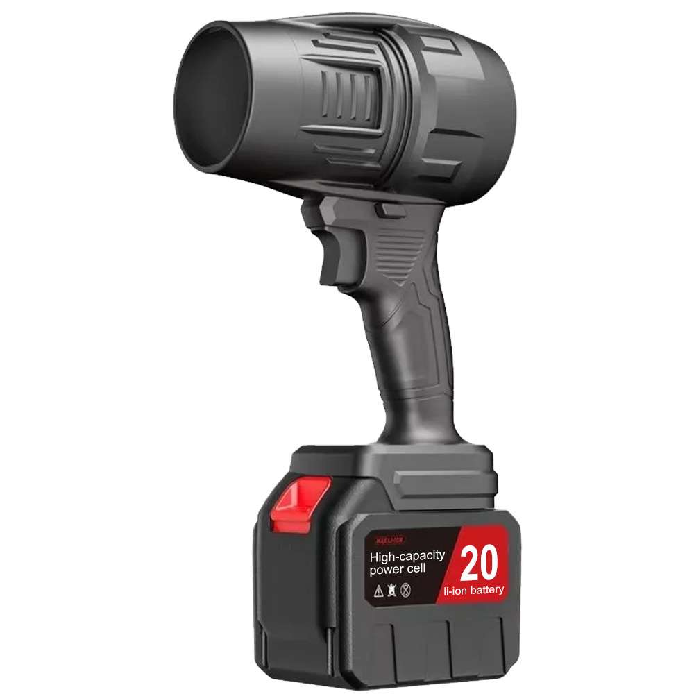 21V暴力风扇洗车吹水除尘除雪大功率涡轮鼓风吹水机锂电暴风机