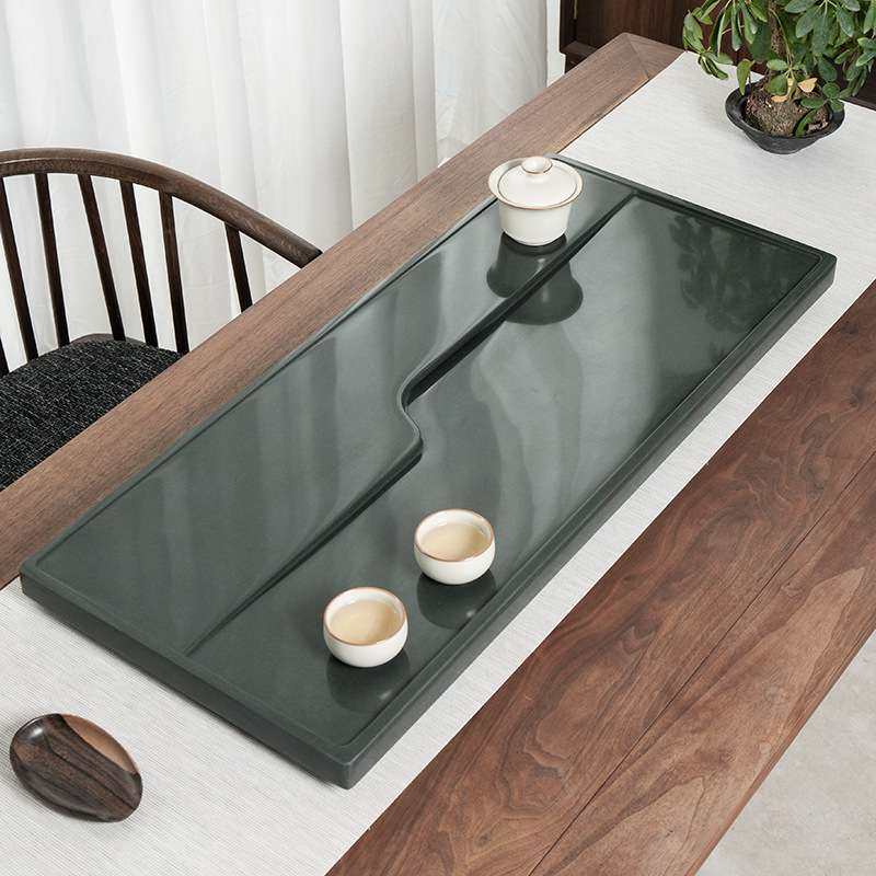 天然乌金国画石茶盘家用轻奢现代简约茶台镶嵌国画整石干湿泡茶海,电子元器件市场,其它元器件,淘宝优惠券,粉丝福利购,淘宝优惠卷