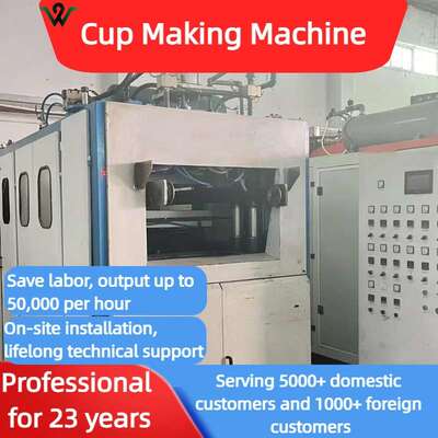 Disposable biodegradable lunch box cup making machine