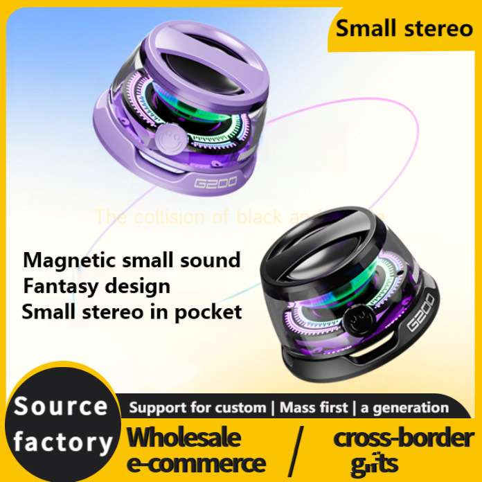 Mini Bluetooth audio card dazzle color ambient light sound,,