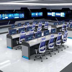 JMHB 监控室控制台机房指挥中心操作台调度中心工作台监控桌加厚