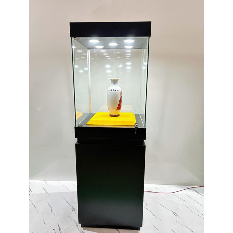 木质博物馆柜台文物古玩董收藏纪念饰品玉瓷器珠宝玻璃展示柜直销