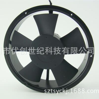 22060 全圆形轴流风机风扇 220V 65W 铜线 FP-20060 EX-S1-B 滚珠