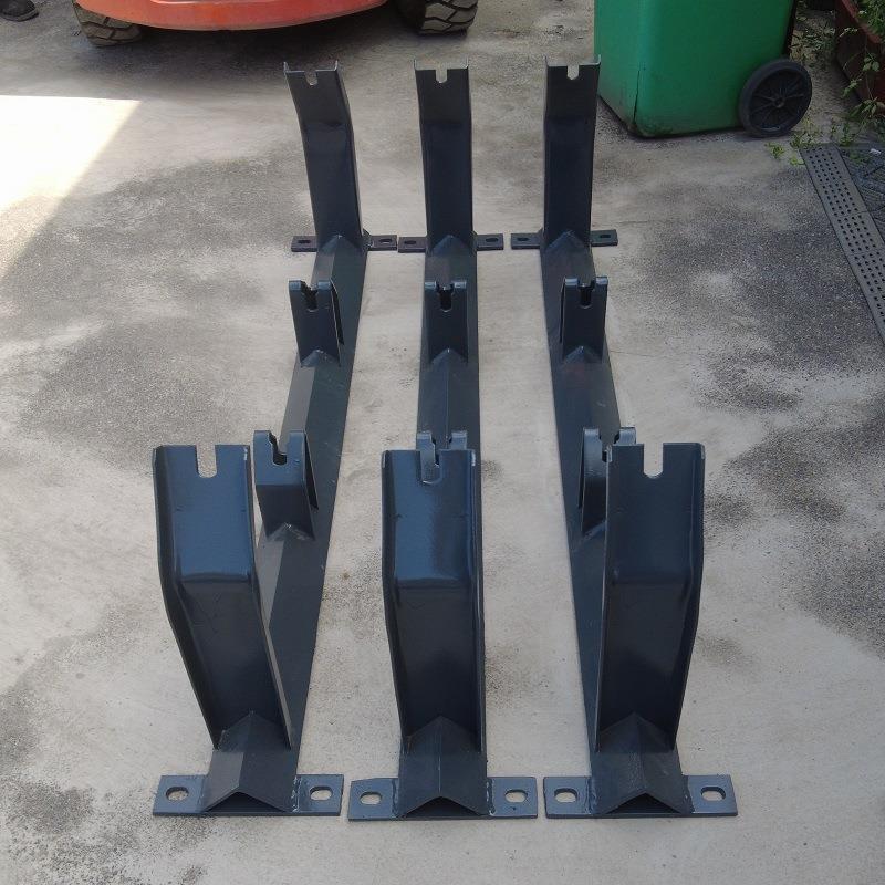 现货托辊支架 三联槽型托辊支架 DTII/DTII(A)型托辊支架