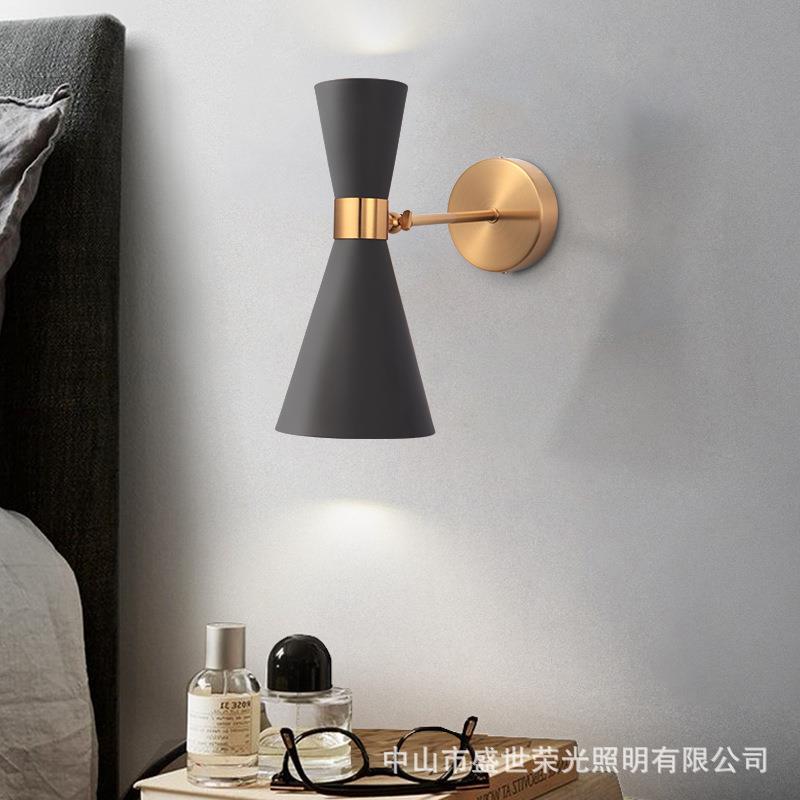 现代简约壁灯北欧客厅过道楼梯卧室床头创意led卫生间浴室镜前灯