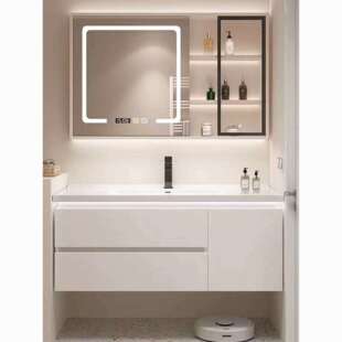 65厘米75厘米85厘米95厘米105厘米115厘米浴室柜一体陶瓷台盆组合