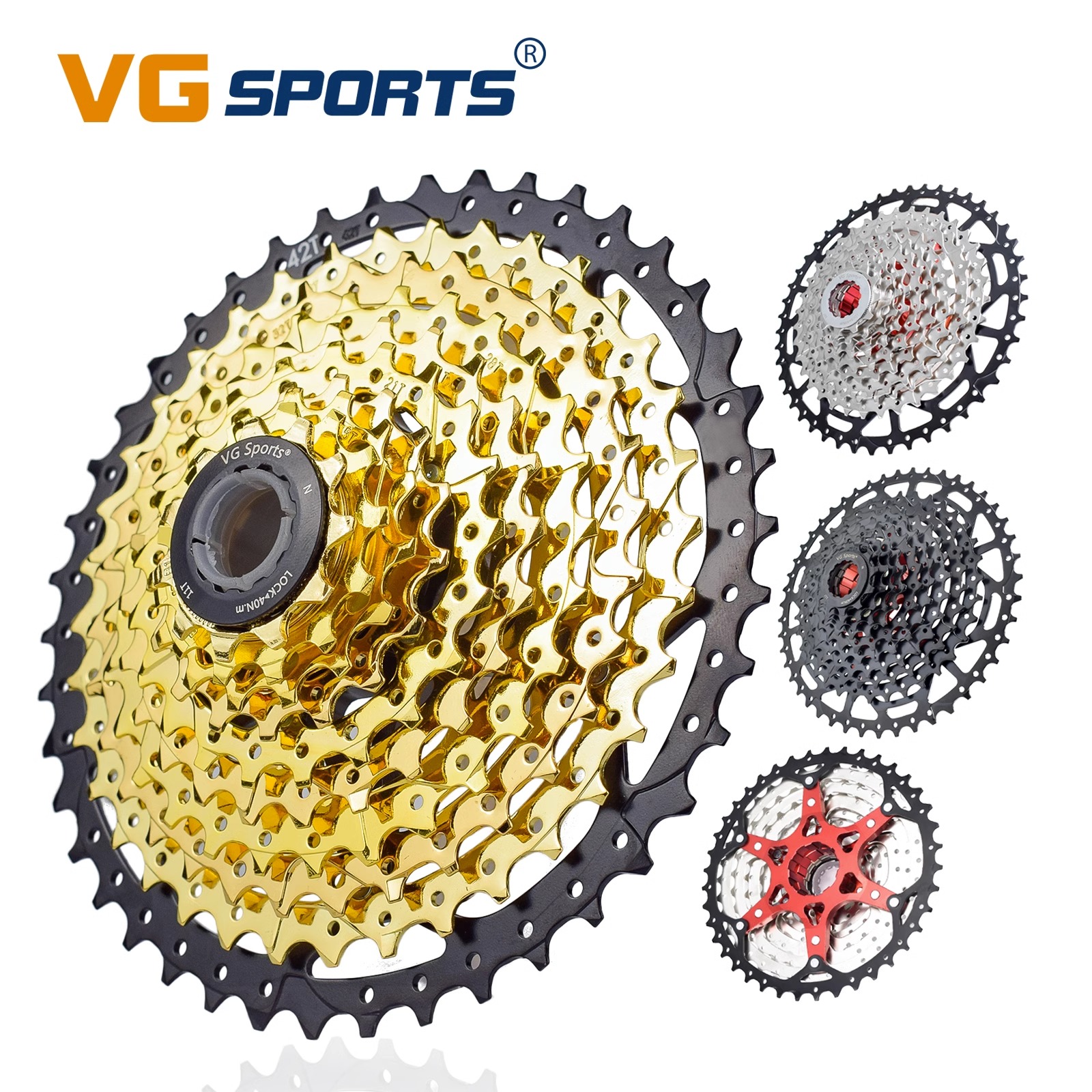 VG SPORTS 8/9/1s0/11/12速山地自行车HG卡式飞轮铝支架分体送尾