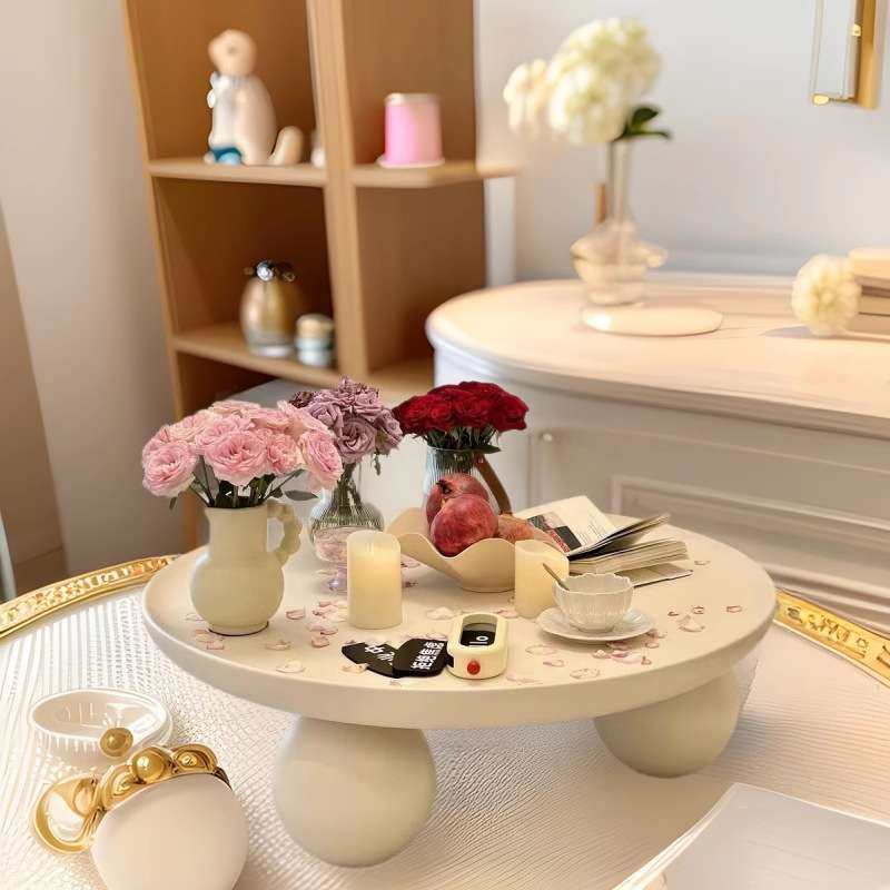 圆形奶油风茶几客厅家用创意2023新款北欧简约现代小户型沙发圆桌,玩具/童车/益智/积木/模型,遥控车升级件/零配件,淘宝优惠券,粉丝福利购,淘宝优惠卷